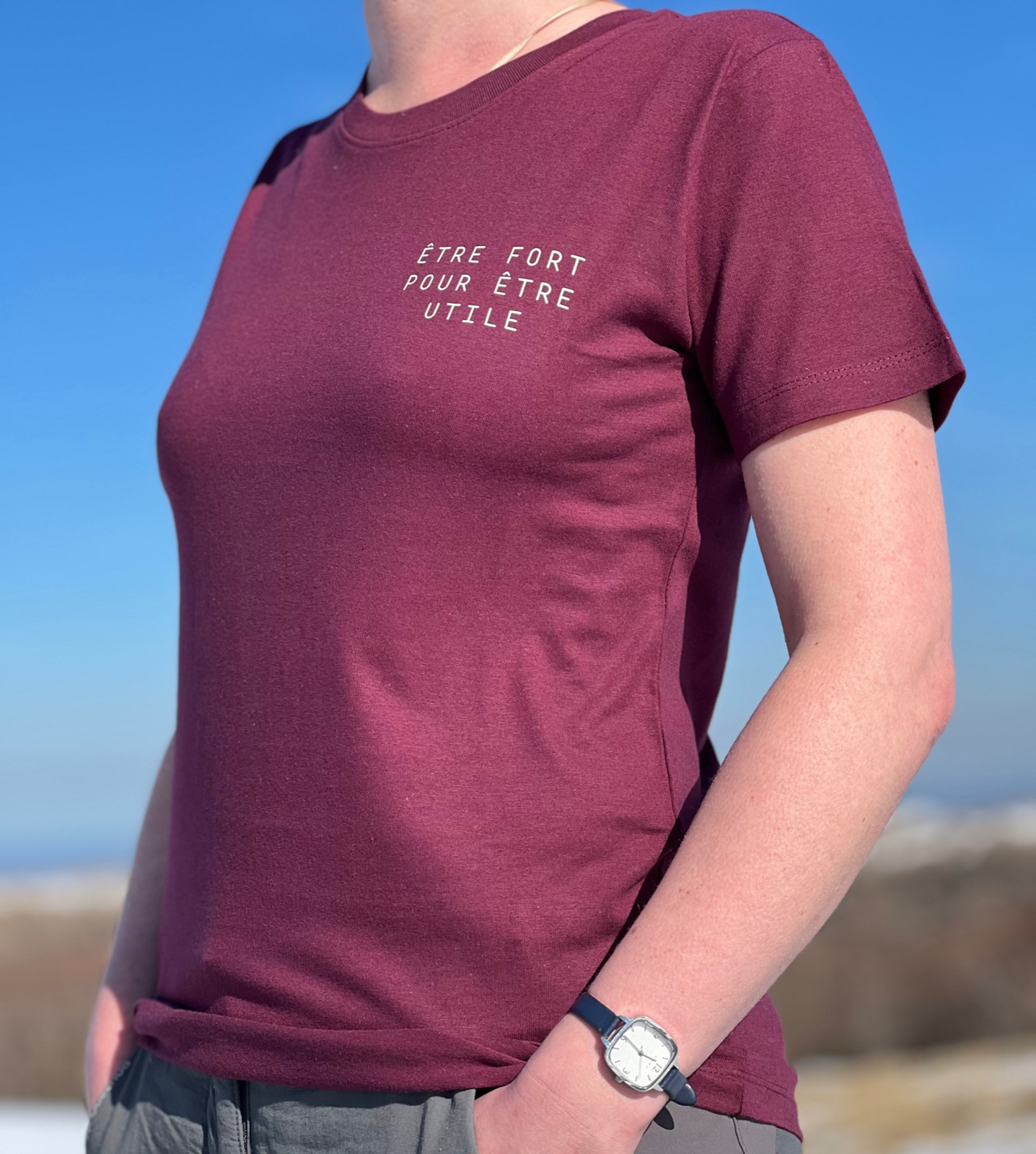 T-shirt 10 familles d'exercices, porté